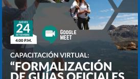 FORMALIZACIÓN DE LOS GUÍAS OFICIALES DE TURISMO