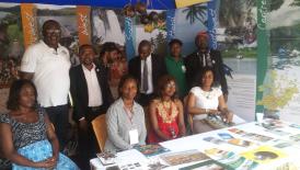 At the Yaounde City Hall lobby.