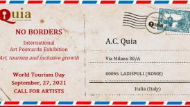 NO BORDERS International Art Postcards Exhibition Art, Tourism and Inclusive Growth World Tourism Day