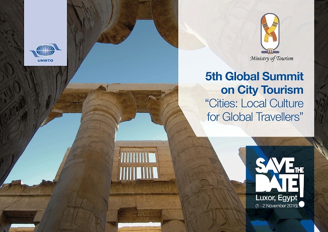 Save Save the Date Luxor 5th Global Summit on City Tourism