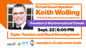 Tourism and rural development: Keith Wolling, President SKAL International Orlando