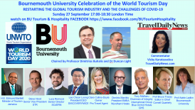 Bournemouth University Celebration of the World Tourism Day: RESTARTING THE GLOBAL TOURISM INDUSTRY AND THE CHALLENGES OF COVID-19
