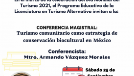 CONFERENCIA MAGISTRAL: Turismo comunitario como estrategia de conservación biocultural en México